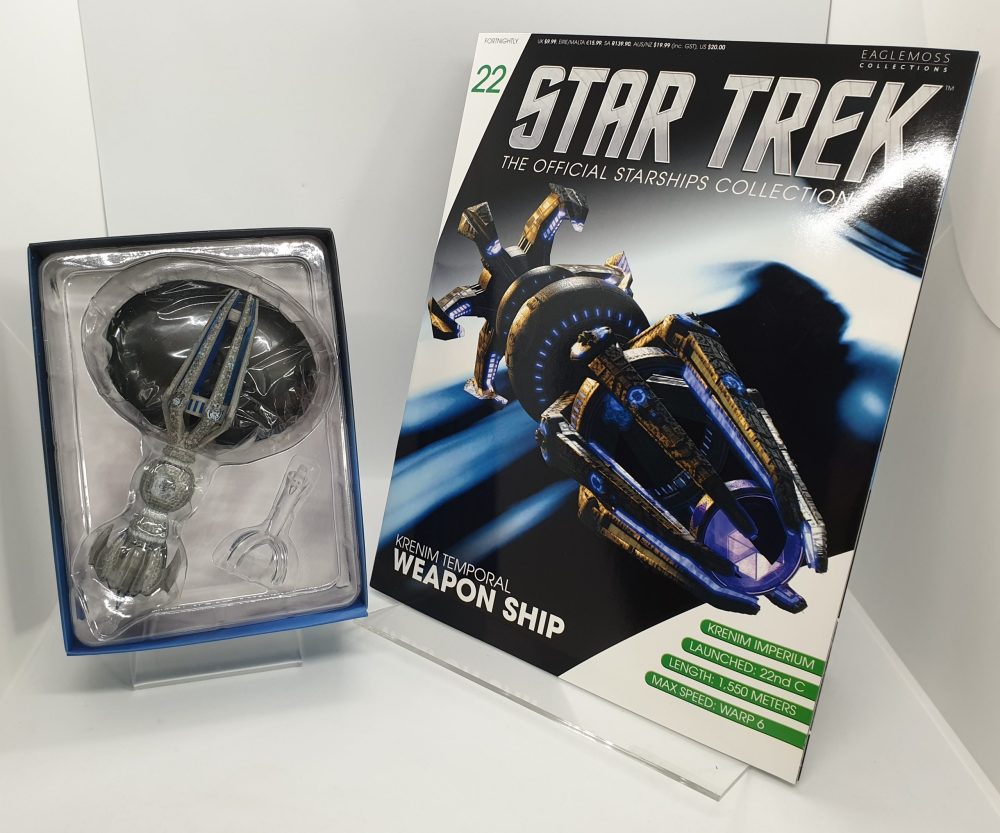 #022 KRENIM TEMPORAL WEAPON SHIP (Eaglemoss Star Trek Starship)