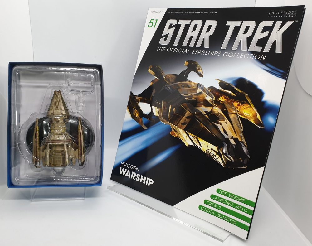 #051 HIROGEN HUNTER WARSHIP (Eaglemoss Star Trek Starship)