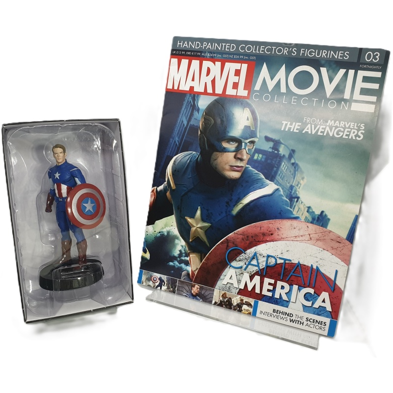 #003 CAPTAIN AMERICA Eaglemoss Marvel Movie