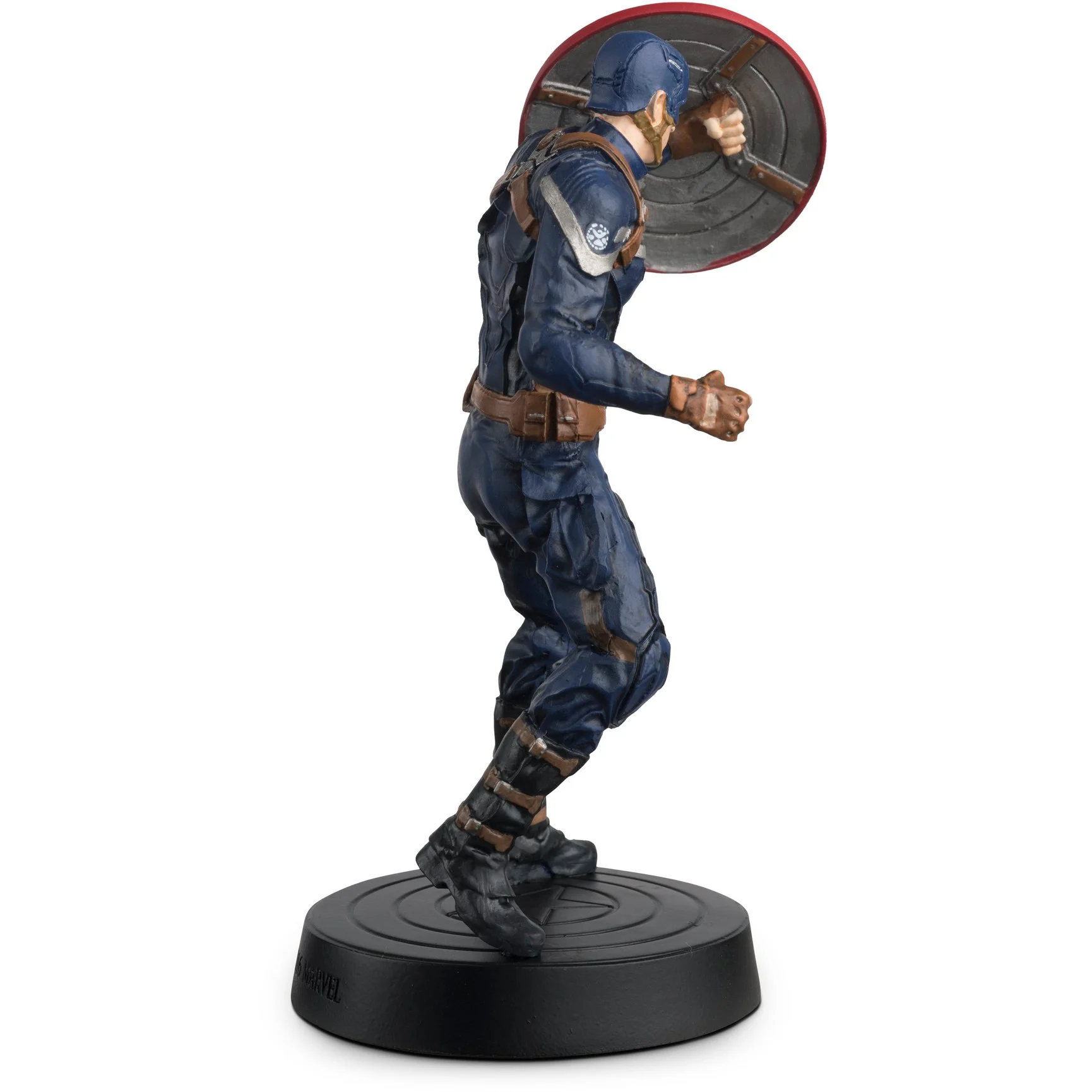 Eaglemoss Figura Capitan America - Pose Di Battaglia - Scala 1:18 - Marvel Avengers